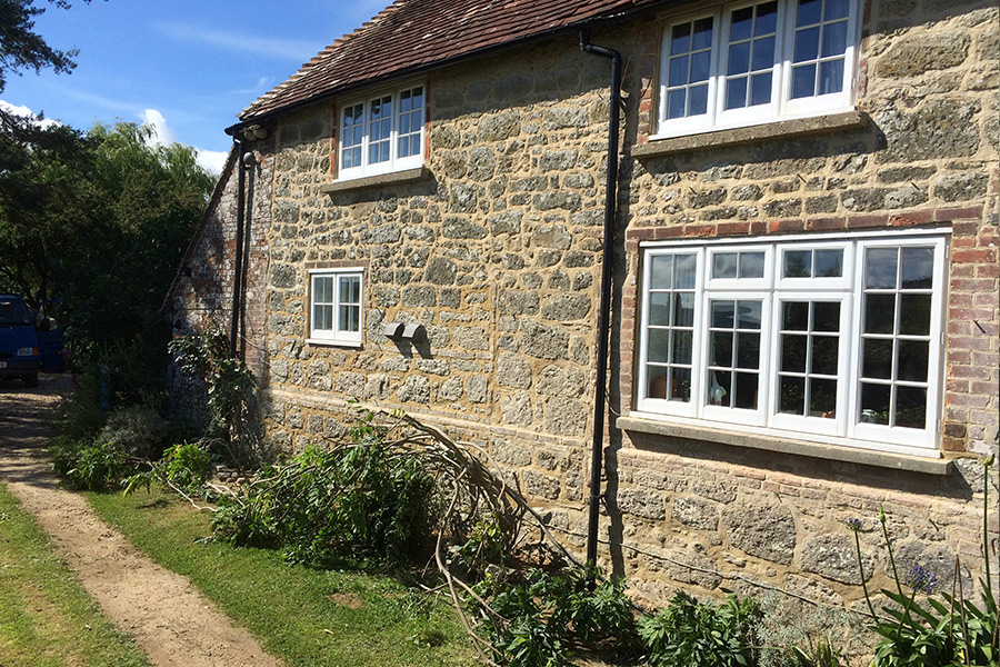Repointing of house in Greatham
